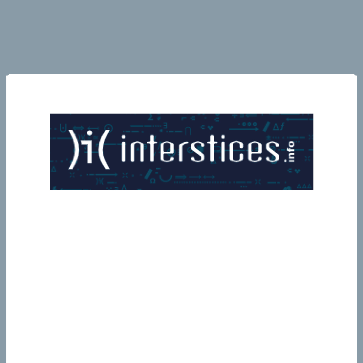 visuel Interstices