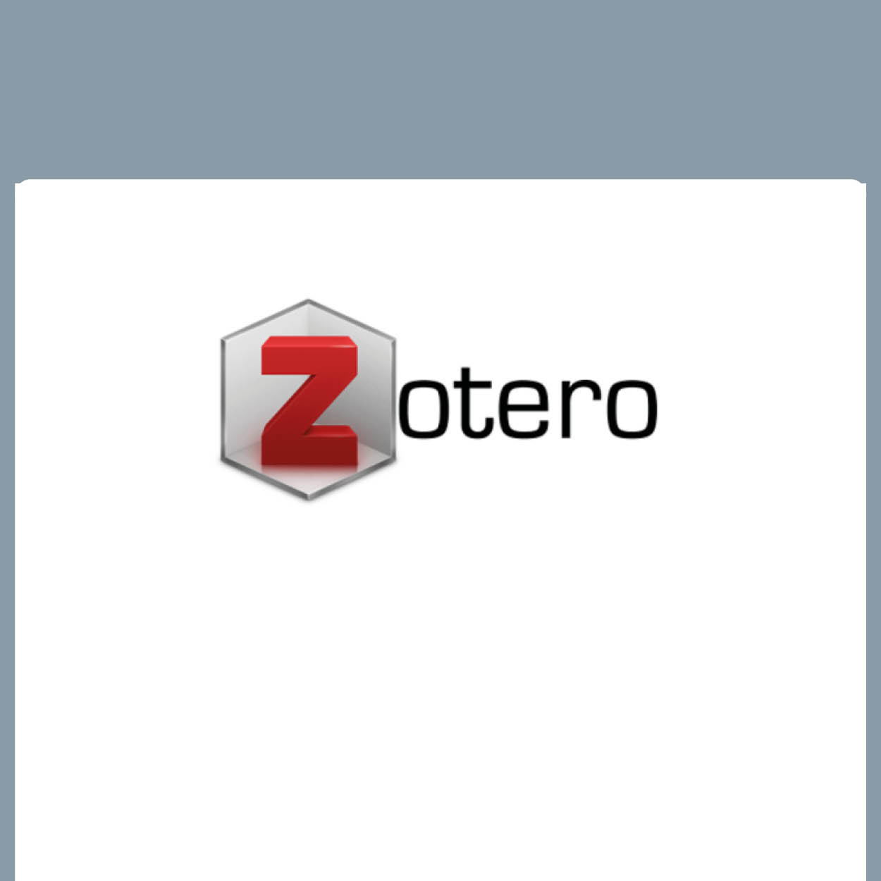 visuel Zotero